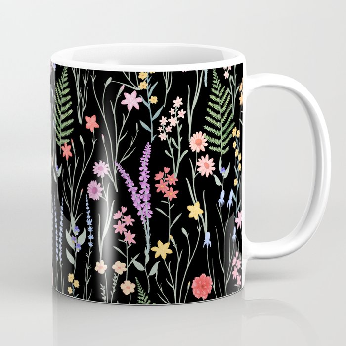 The meadows colorful floral pattern Coffee Mug