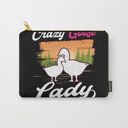 Crazy Goose Lady Geese Breeder Carry-All Pouch