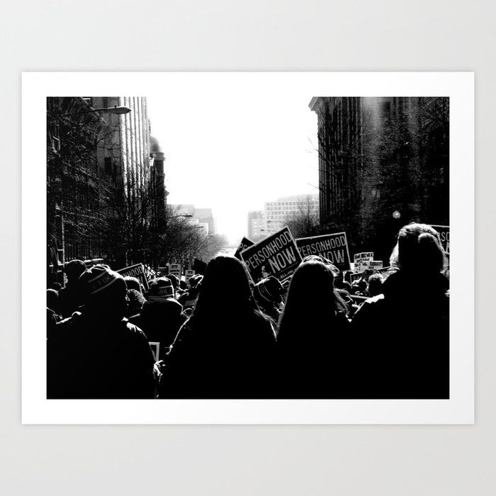 March for Life Art Print