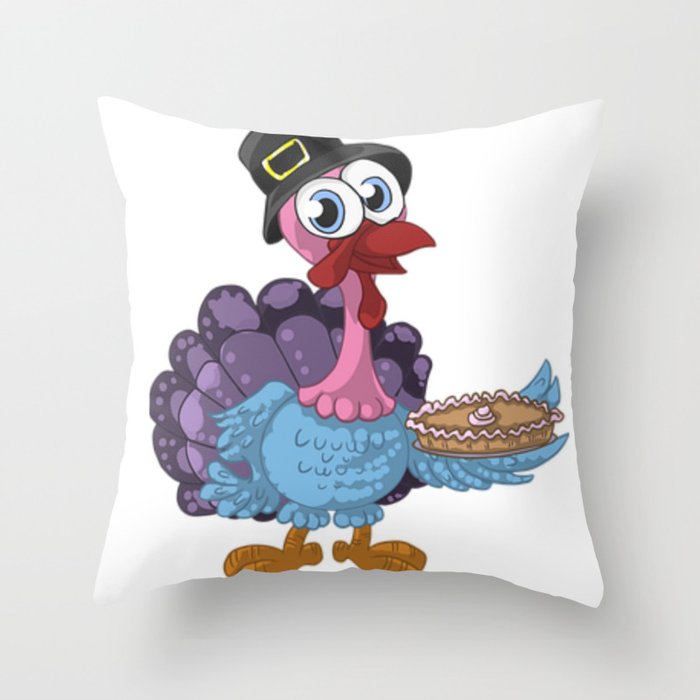 Funny Duck Throw Pillow