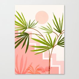 Summer in Belize Abstract Landscape Canvas Print
