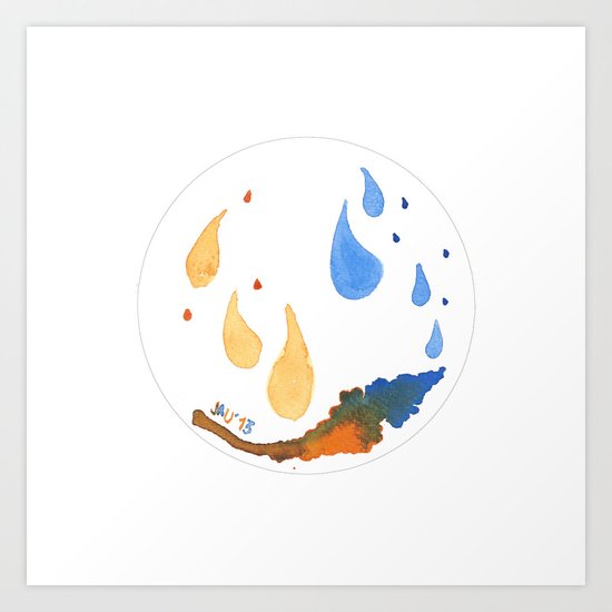 Watercolour 06 Art Print