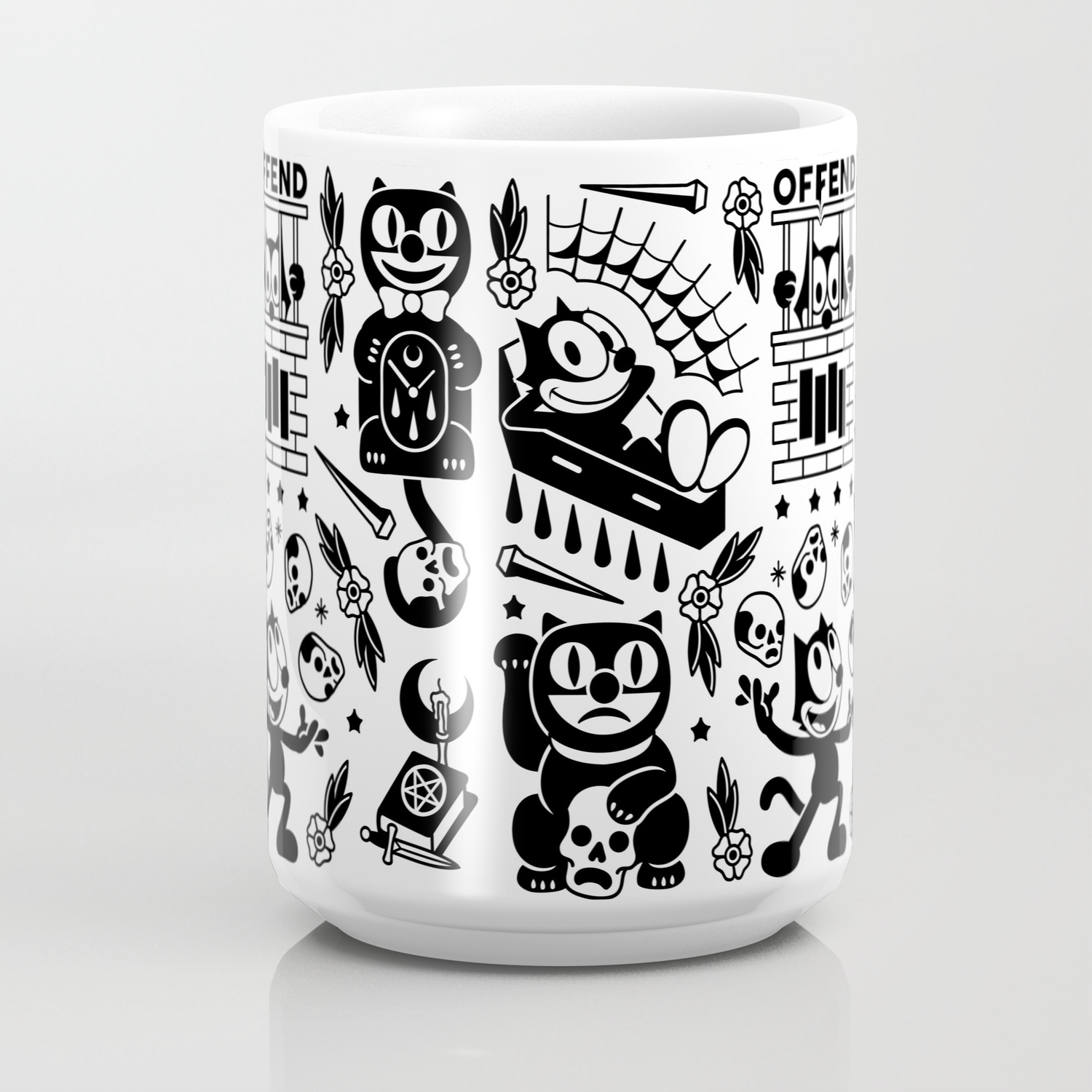 Felix The Cat Coffee Mug By Offendbrand Society6