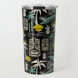 Island Tiki - Black Travel Mug