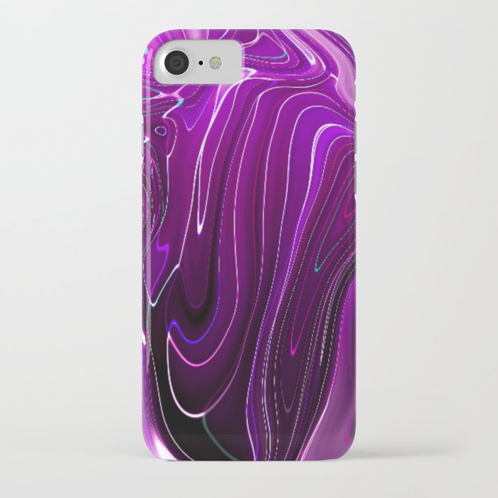 Purple Swirls iPhone Case