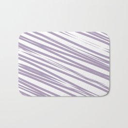 Light purple stripes background Bath Mat