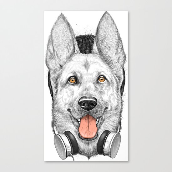 german shepherd dog Canvas Print