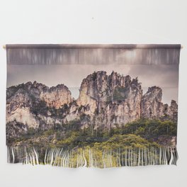 Seneca Rocks State Park West Virginia Landscape Mountains Stormy Wall Hanging