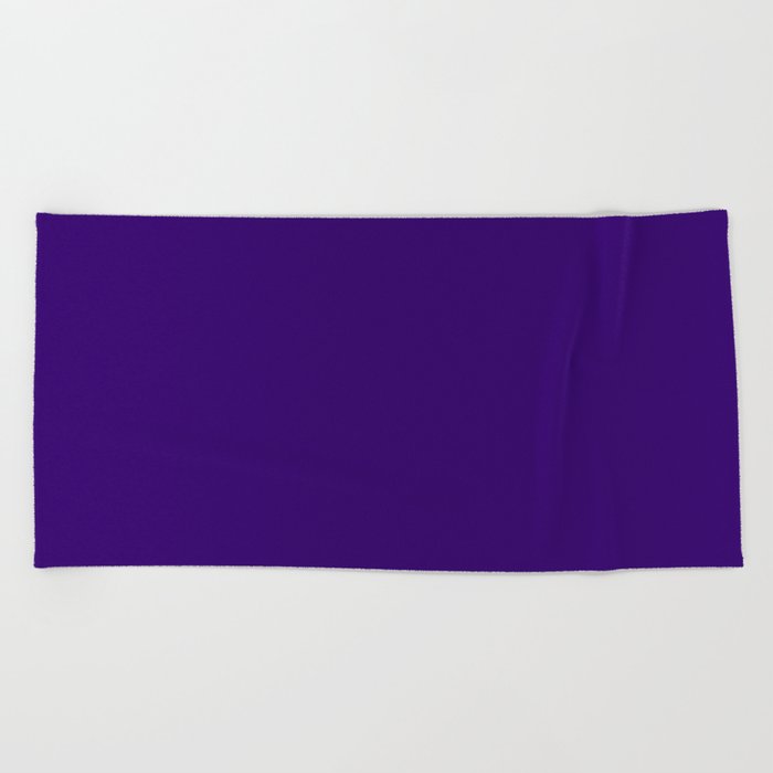 Deep Violet Beach Towel