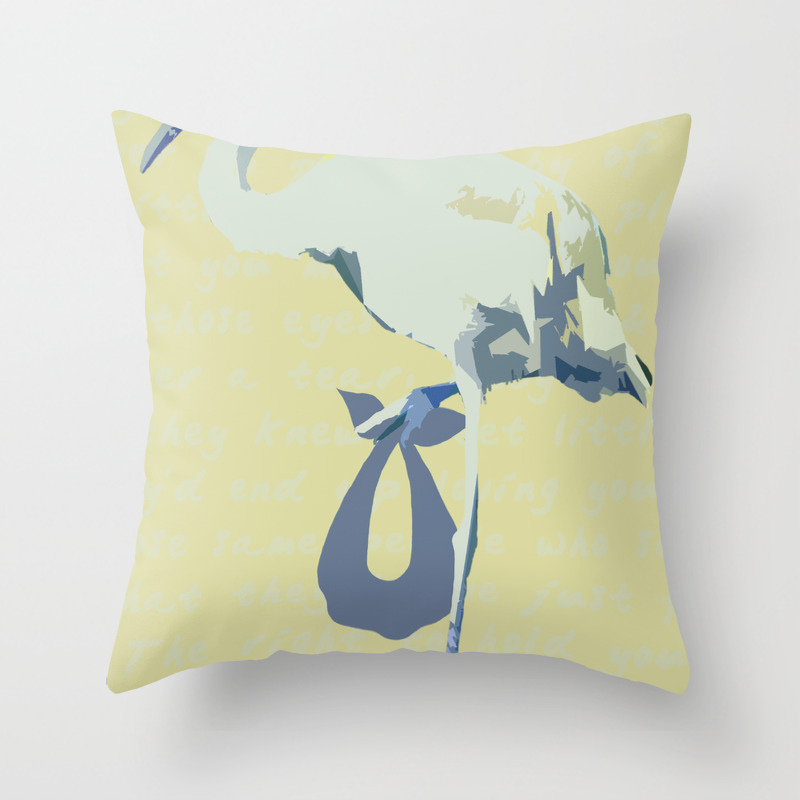 canary yellow throw pillows