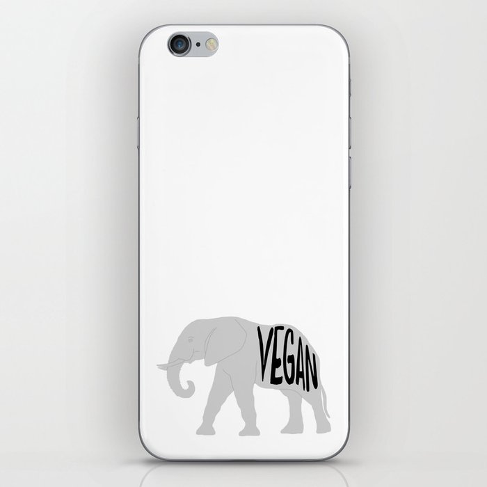 vegan (elephant)  iPhone Skin