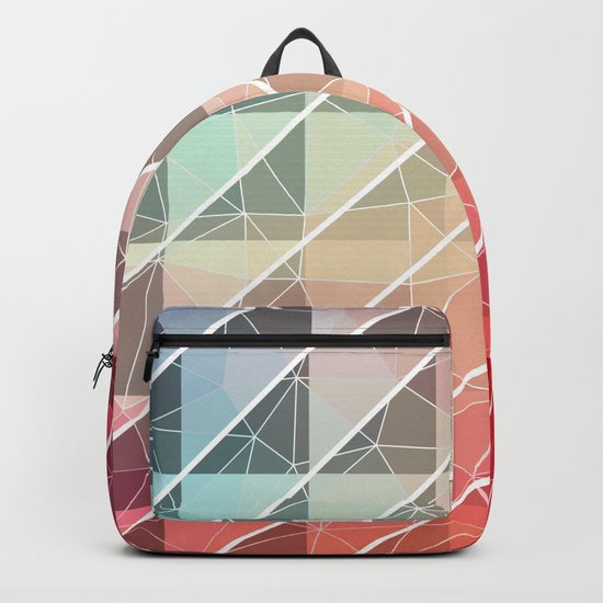 Abstract Geometric Design Backpack