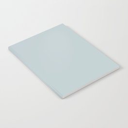 Ultra Light Pastel Blue Solid Color Pairs with Sherwin Williams 2020 Color Sleepy Blue SW 6225 Notebook