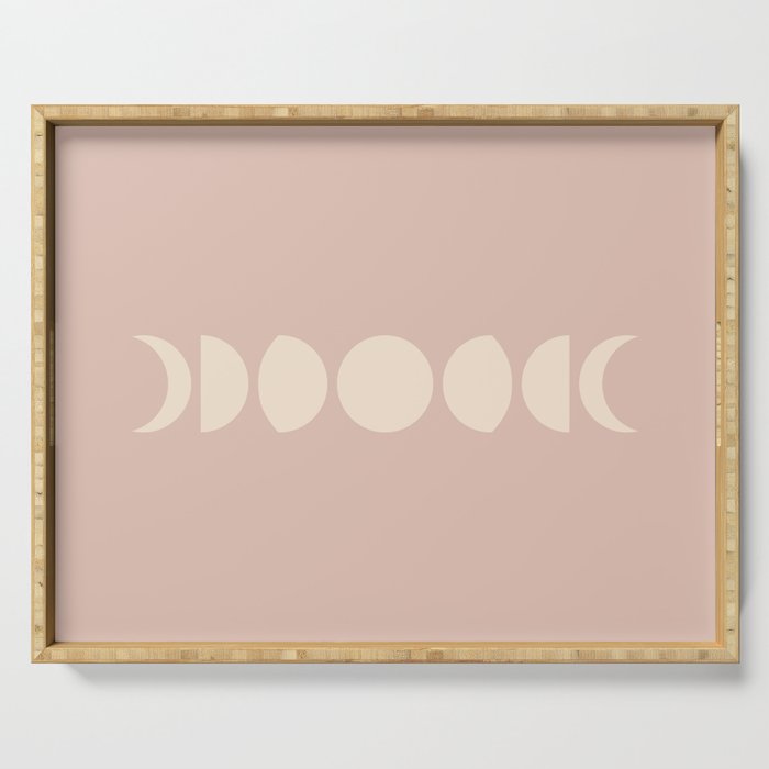 Minimal Moon Phases IV Serving Tray