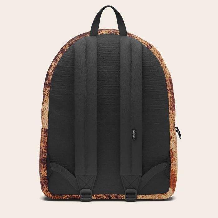 aged gray backpack
