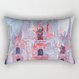 Lucifer Palace in Hell Rectangular Pillow