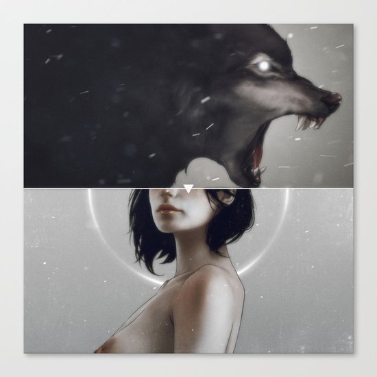 Live To Win IV. Canvas Print