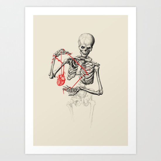 I need a heart to feel complete Art Print