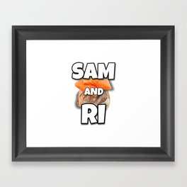Salmon Rye Framed Art Print