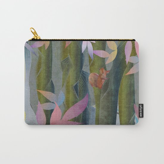 Autumn by a Waterfall Carry-All Pouch