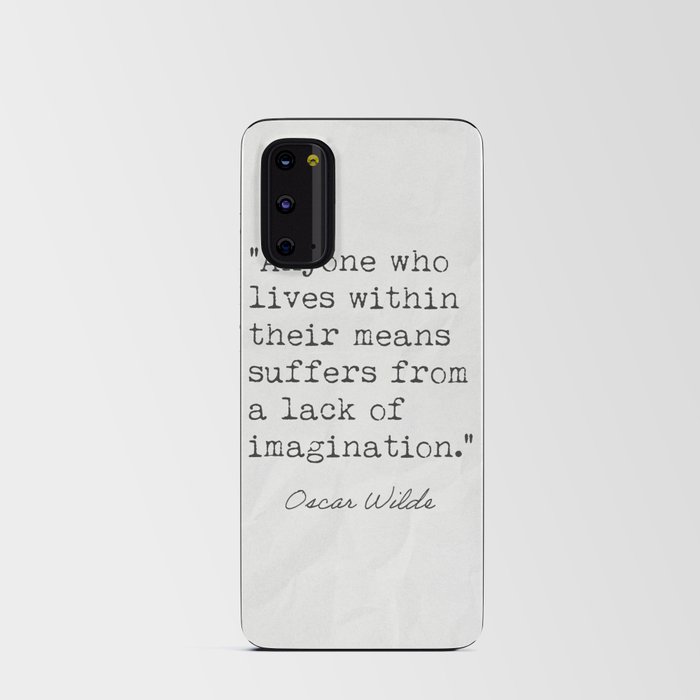 Oscar Wilde q70 Android Card Case