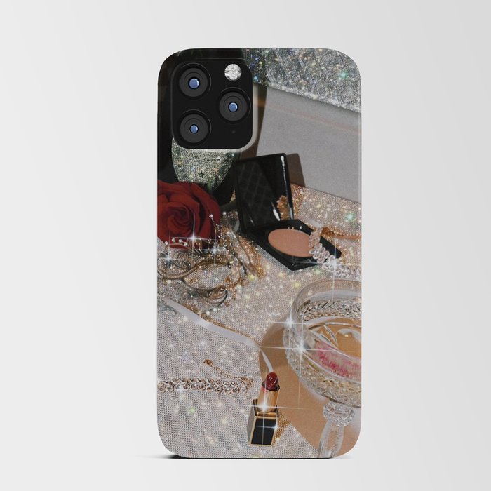 GIRLS PARTY - aesthetic glitter collage art work, weekend vibes, glamour and chick , luxury vibes. iPhone Card Case