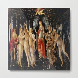 Sandro Botticelli Primavera Metal Print | Famouspaintings, Renaissance, Birthofvenus, Spring, Botticelli, Godess, Tuscany, Sandrobotticelli, Italy, Mercury 