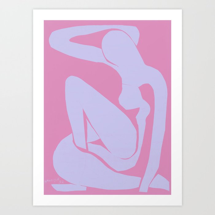 The Blue Nude at Dawn by Henri Matisse Art Print