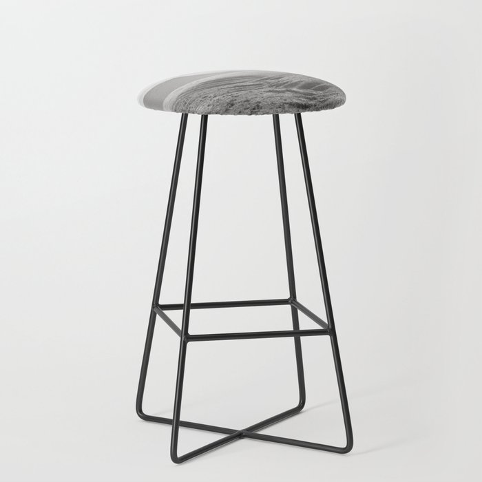 Big Bend Before Sunset - Black and White Texas Photography Bar Stool