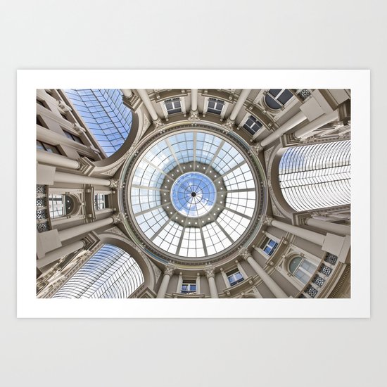 Blue Window Art Print