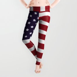 USA Star Spangled Banner Flag Leggings