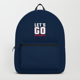 Let's go patriots, New England Backpack
