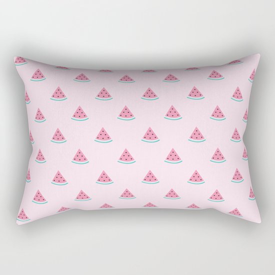 Watermelon Slice By Everett Co Rectangular Pillow