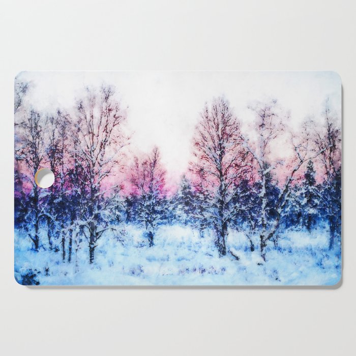 Winter's Dream Cutting Board