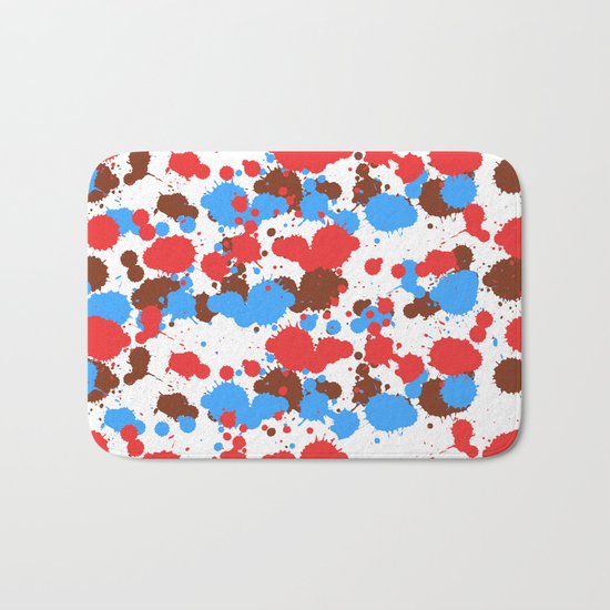 Splash Pop Art Spots Bath Mat