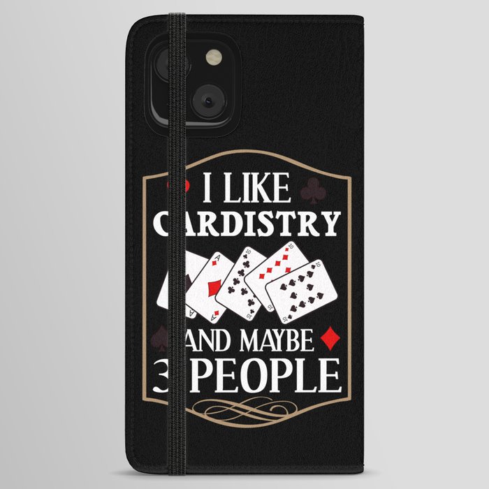 Cardistry Deck Card Flourish Trick Playing Cards iPhone Wallet Case