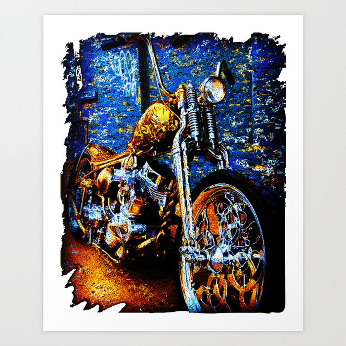 motorcycle Art Print