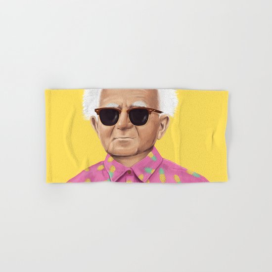 The Israeli Hipster leaders - David Ben Gurion Hand & Bath Towel