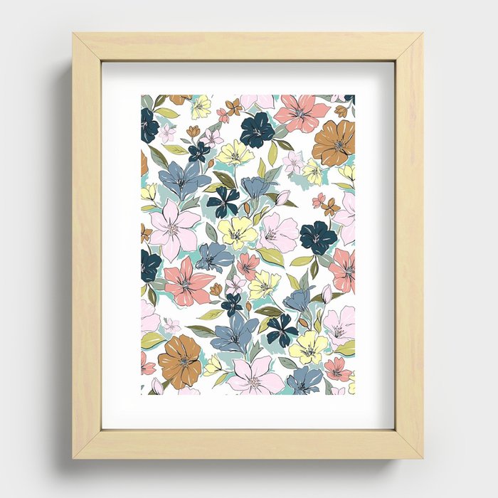Tropical Recessed Framed Print
