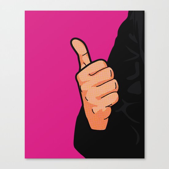 Pop Icon - Fonzie Canvas Print