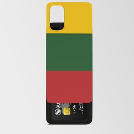 Lithuania Flag Print Lithuanian Country Pride Patriotic Pattern Android Card Case