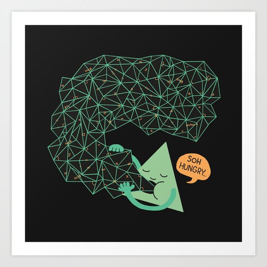 trigoNOMNOMNOMetry Art Print
