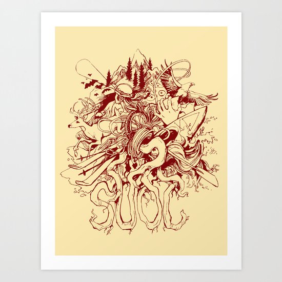 SUOC Print Art Print