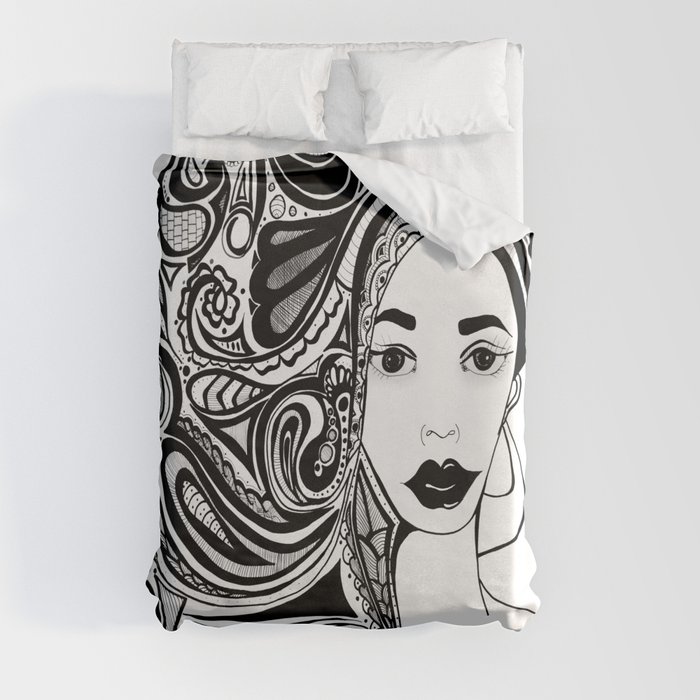 Girl. Duvet Cover