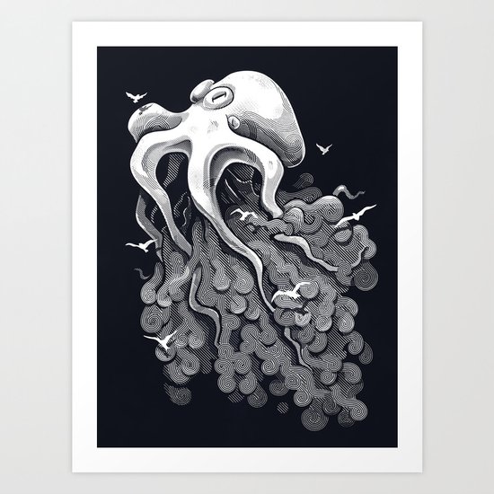 Deep Cloud Art Print