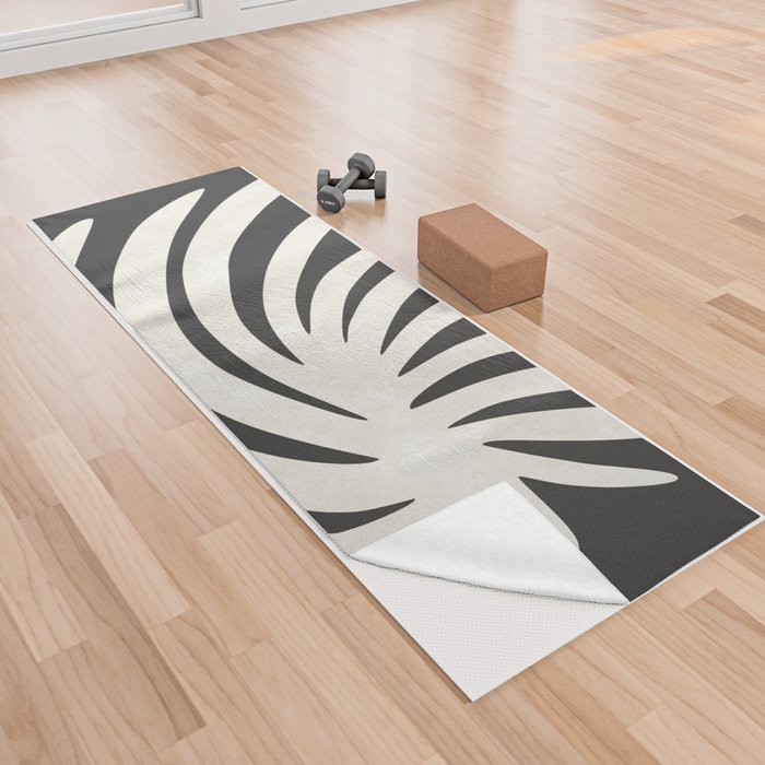 Palm Leaves Yoga Towel