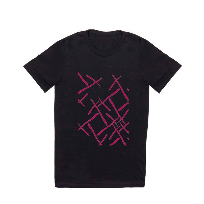 Pink cross marks T Shirt