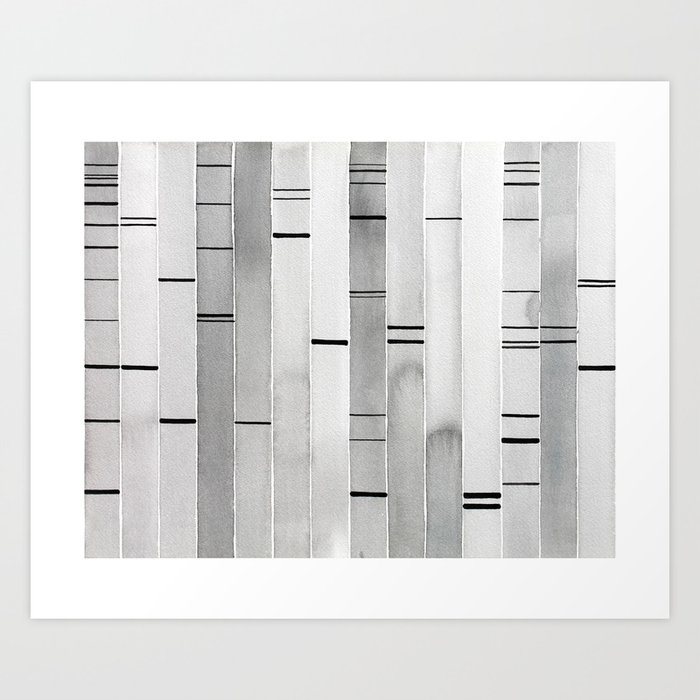 Page3 Gel Electrophoresis 3 Watercolor Painting Abstract