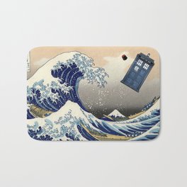 TARDIS at Kanagawa Bath Mat