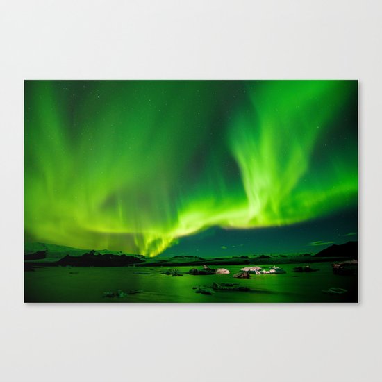 Iceland Northern Lights Canvas Print